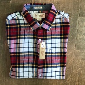 NWT Men's Soft Flannel Button Down